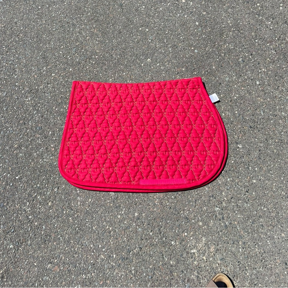 christmas saddle pad